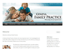 Tablet Screenshot of genevafamilypractice.com